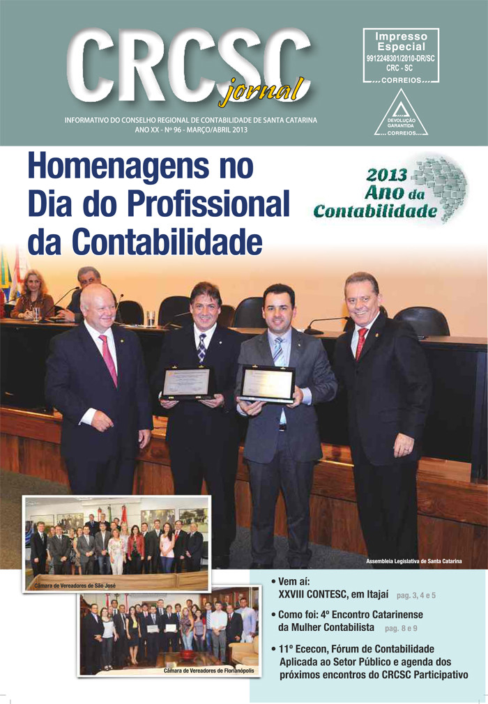 Homenagens no Dia do Profissional da Contabilidade