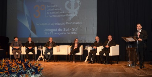 Abertura do 3o Encontro Catarinense de Contadores e Controladores Públicos