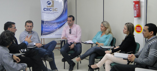 Novos Delegados do CRCSC promovem reunião na ACIP