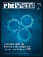 Revista Brasileira de Contabilidade: novas regras para submissão de artigos