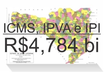 Estado repassou R$ 4,784 bi em ICMS, IPVA e IPI aos municípios em 2014