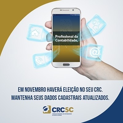 Eleições CRCs 2017: cadastro atualizado é importante para o processo eleitoral