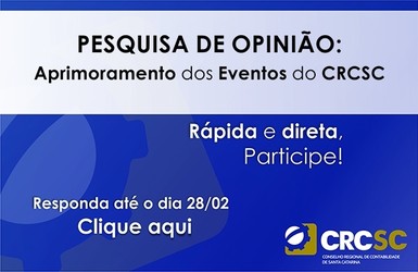 Participe - Pesquisa de Opinião CRCSC