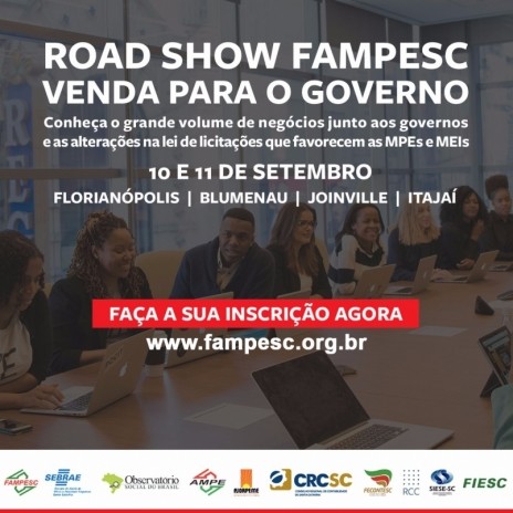 Road Show Fampesc orienta empreendedores e contadores sobre licitações com governos