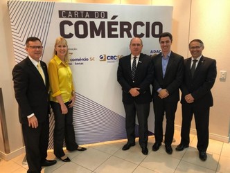 CRCSC e Fecomercio SC lançam Carta do Comércio em Florianópolis