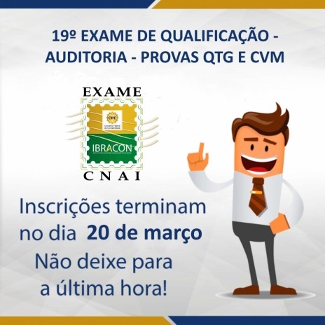 Inscrições abertas para 19º Exame de Qualificação Técnica (EQT)