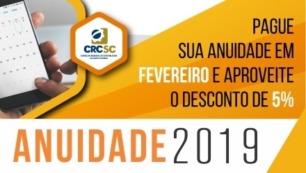 Hoje é o último dia para pagamento da anuidade com desconto