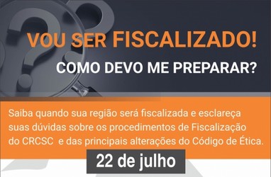 CRCSC promove encontros para esclarecimentos sobre os procedimentos da Fiscalização e das principais mudanças do Código de Ética