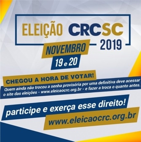 Processo eleitoral reúne chapas disputando as lideranças dos CRCS