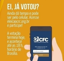 Votação para renovação do plenário do CRCSC termina hoje (20)