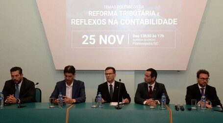 Reforma Tributária é tema de discussão e debate no CRCSC