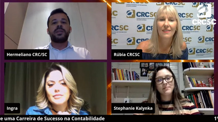 1º Talk Show do CRCSC Jovem reúne profissionais novos e experientes em evento online