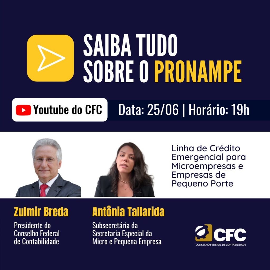 CFC explica funcionamento do Pronampe em live na próxima quinta-feira