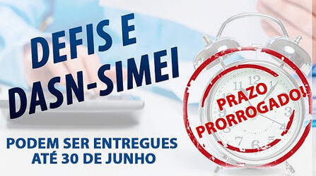 Vence no dia 30/06/2020 o prazo para entrega da DEFIS e da DASN-SIMEI