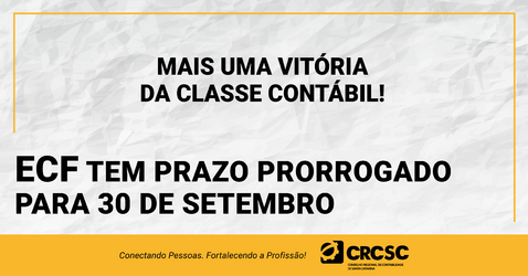 Escrituração Contábil Fiscal (ECF) é adiada para setembro