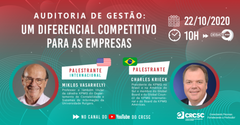 Palestrante internacional vai ser um dos participantes da próxima Câmara Técnica do CRCSC