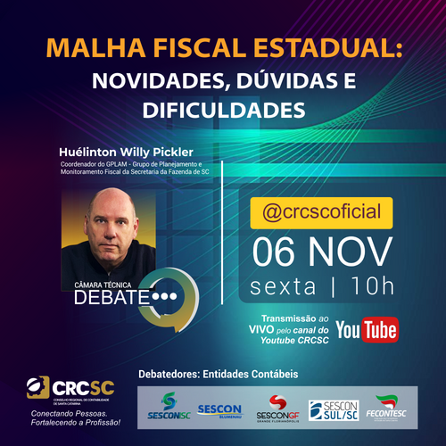  Novidades, dúvidas e dificuldades sobre malha fiscal estadual será tema da próxima câmara técnica debate