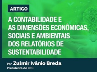 Artigo: A Contabilidade e as dimensões econômicas, sociais e ambientais dos Relatórios de Sustentabilidade