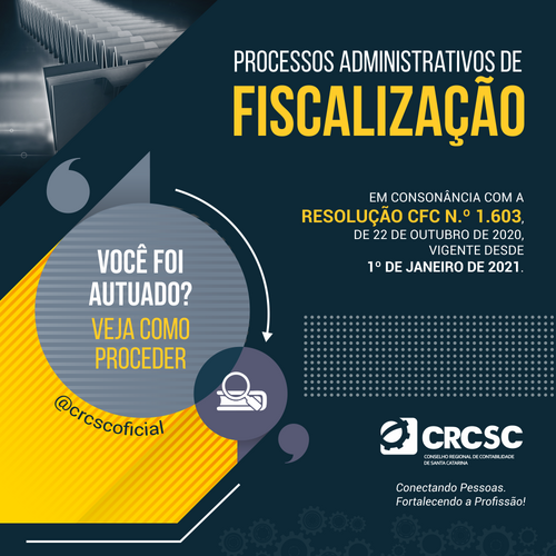 CRCSC elabora material sobre a Resolução CFC n.º 1.603/2020