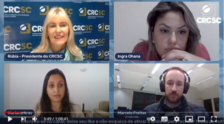 7º Talk Show CRCSC Jovem aborda a expansão do segmento da Perícia Contábil