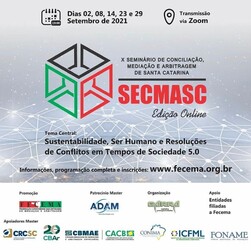 CRCSC apoia evento gratuito sobre métodos adequados de solução de conflitos 