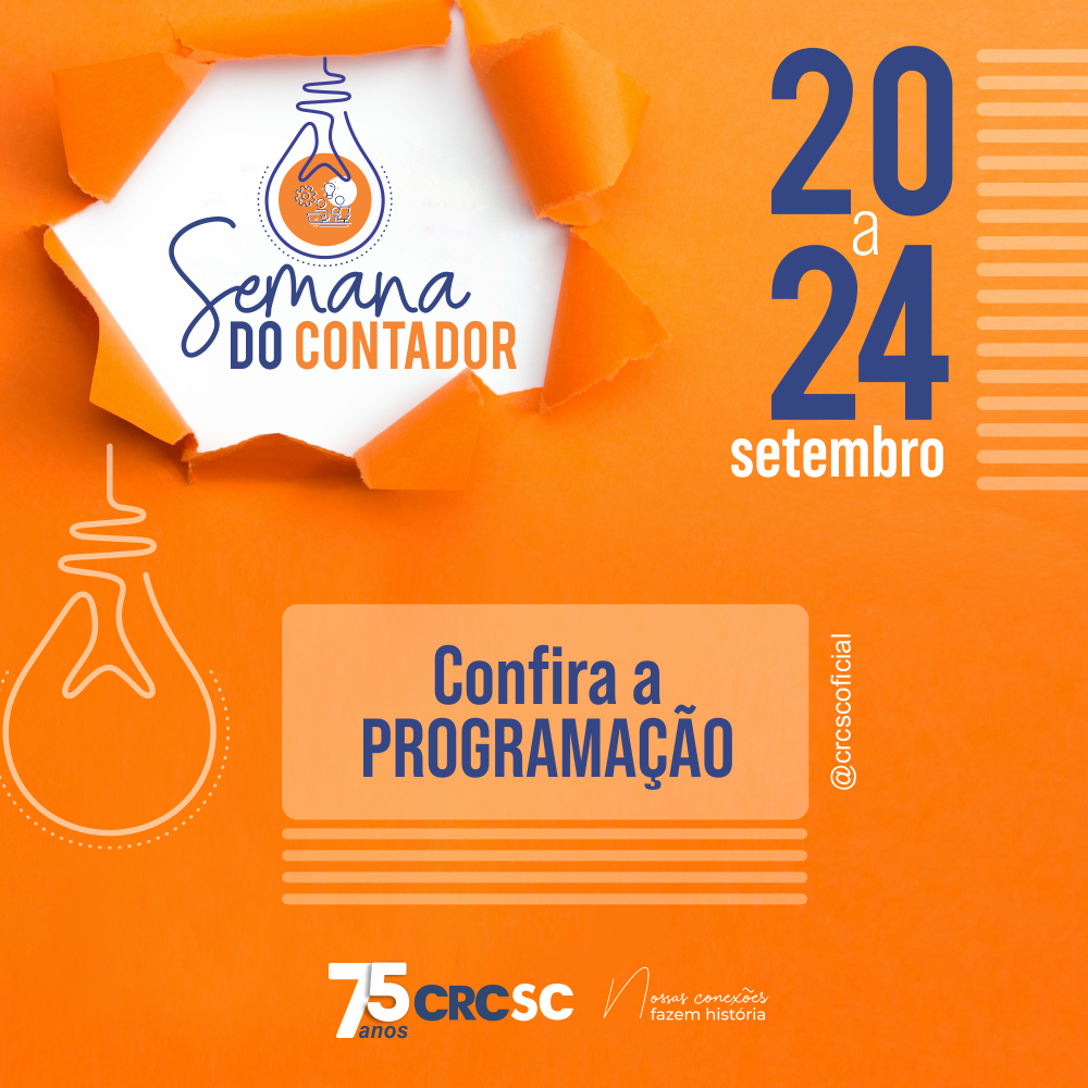 DIA DO CONTADOR: CRCSC promove semana de palestras para a classe contábil