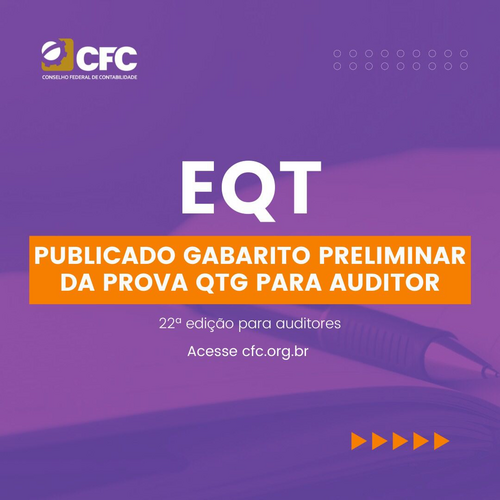 Gabarito preliminar da prova QGT para Auditor já está disponível