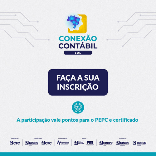 Inscrições para o Conexão Contábil Sul já estão abertas