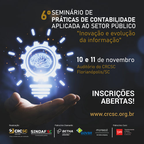 Inscrições abertas: Participe do 6º Seminário de Práticas de Contabilidade Aplicadas ao Setor Público