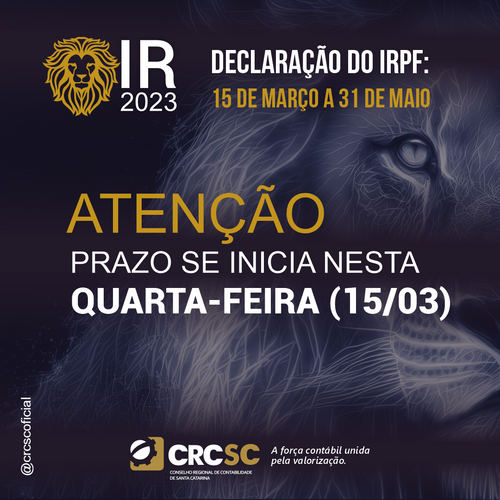 Prazo para a declaração do IRPF se inicia nesta quarta-feira (15)