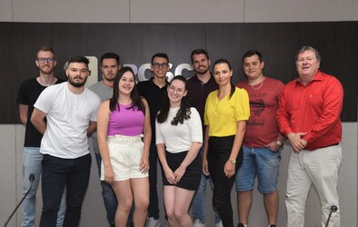 Estudantes da Unidavi, de Rio do Sul, visitam sede do CRCSC, em Florianópolis