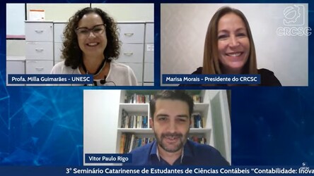  Tecnologia e Era de Dados: confira como foi o primeiro dia do 3º Seminário Catarinense de Estudantes de Ciências Contábeis