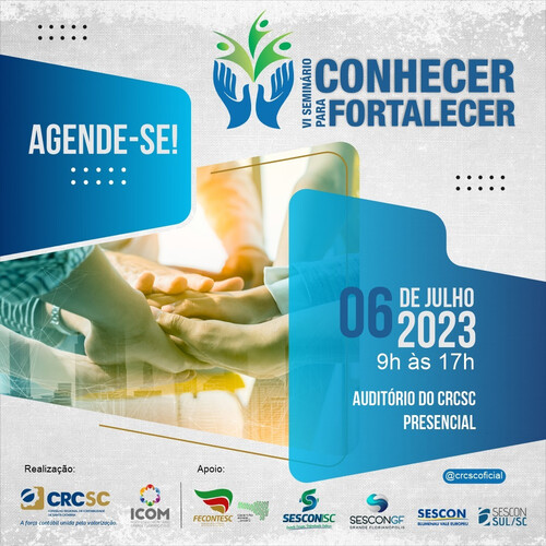 VI Seminário Conhecer para Fortalecer acontece no dia 6 de julho 