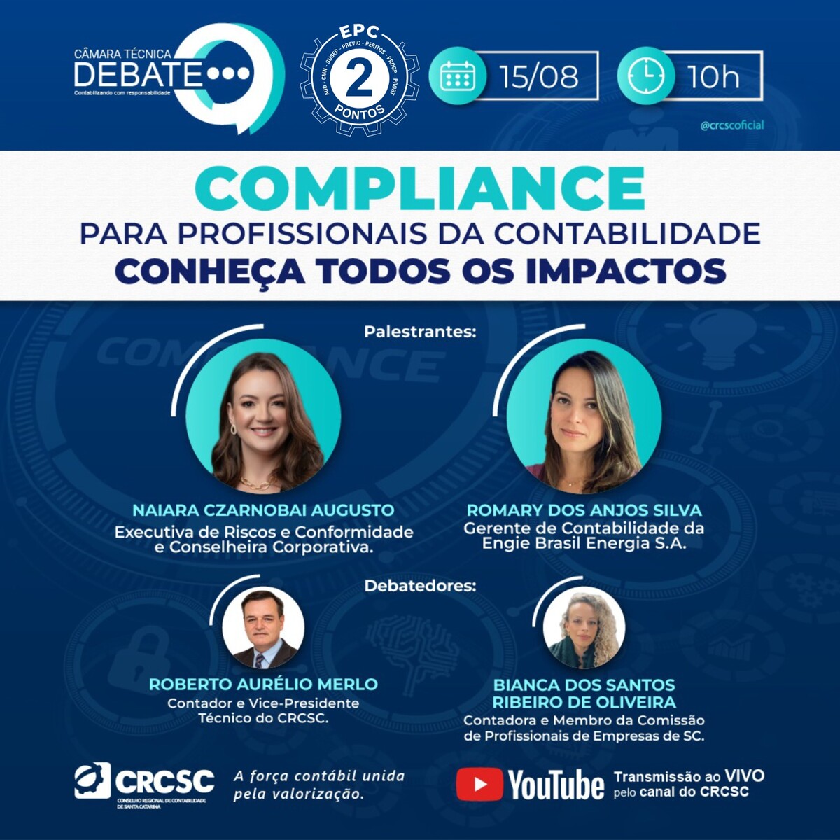 Uma nova realidade: Os impactos do compliance na contabilidade serão tema de evento do CRCSC