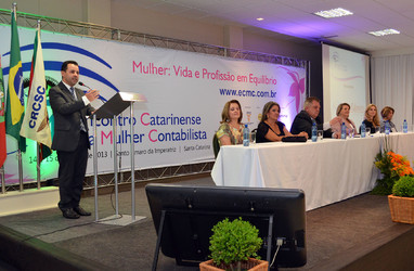 Abertura do 4o Encontro Catarinense da Mulher Contabilista