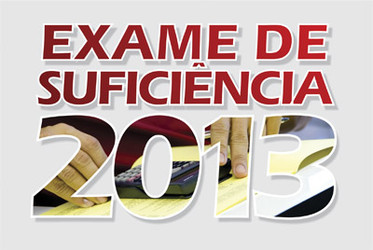 Exame de Suficiência: 2ª edição de 2013