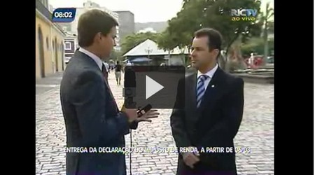 Presidente do CRCSC em entrevista na Record