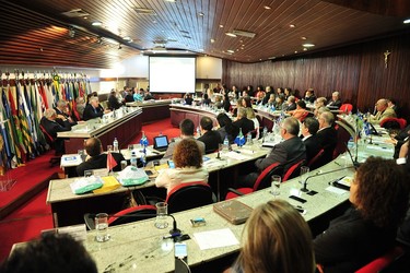 Presidentes do Sistema reunidos no CFC recebem ministro Guilherme Afif Domingos